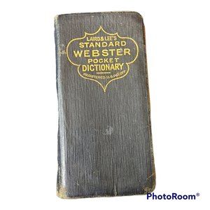 Laird & Lee's Standard Webster Pocket Dictionary 1923 Must See!